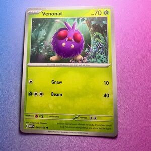 venonat - 048/165 (common) — pokemon: 151